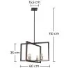 Lampa sufitowa - lampa wisząca w stylu retro - Robson image 7