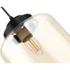 Lampa sufitowa z kryształem - Lampa wisząca w stylu vintage - Mikelo image 7