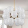 Lampa sufitowa z kulkami z kryształu - lampa wisząca - Jacobella image 7