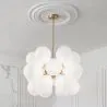 Lampa sufitowa z kulkami z kryształu - lampa wisząca - Jacobella image 7