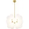Lampa sufitowa z kulkami z kryształu - lampa wisząca - Jacobella image 7