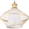Lampa sufitowa z bambusa - lampa wisząca w stylu boho Bali - Amara image 7