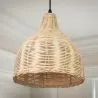 Lampa sufitowa z bambusa - lampa wisząca w stylu boho Bali - Baro image 7