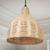 Lampa sufitowa z bambusa - lampa wisząca w stylu boho Bali - Baro image 7