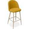 Stołek tapicerowany tkaniną - Scandinavian Design - 76cm - Evelyne image 7
