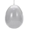 Fotel designerski z wiszącymi jajkami - tapicerowany tkaniną - Eny image 7