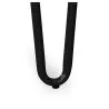 Round Bar Stool - Industrial Design - Wood & Steel - 43cm - Hairpin image 7