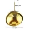 Lampa sufitowa - Lampa wisząca Design - Evanish image 7