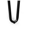 Okrągły stołek barowy - Industrial Design - Wood & Steel - 44cm - Hairpin image 7