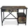 Drewniane biurko z szufladami - Industrial Design - Nashville image 7