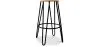 Okrągły stołek - Industrial Design - Wood & Metal - 66cm - Hairpin image 7