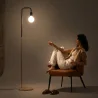 Lampa podłogowa z marmurową podstawą - Lampa do salonu - Carlo image 7