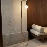 Lampa podłogowa z marmurową podstawą - Lampa do salonu - Carlo image 7