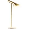 Lampa z Łapą - Lampa Biurkowa - Marmur i Metal - Celio image 7