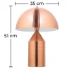 Lampa Stołowa - Lampka do Salonu w Stylu Designu - Donato image 7