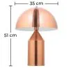 Lampa Stołowa - Lampka do Salonu w Stylu Designu - Donato image 7