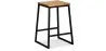 Stołek barowy - Industrial Design - Wood & Metal - 60cm - Big Boy image 7