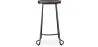 Stołek barowy - Industrial Design - Wood & Metal - 76 cm - Aiyana image 7