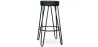 Stołek okrągły - Design przemysłowy - 80 cm - Elan image 7