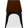 Ławka w stylu industrialnym - drewno i metal - Stylix image 7