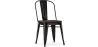 Krzesło do jadalni - Design przemysłowy - drewno i stal - Stylix image 7