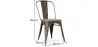 Krzesło do jadalni - Industrial Design - Wood & Steel -Stylix image 7