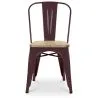 Krzesło do jadalni - Industrial Design - Wood & Steel -Stylix image 7