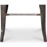Stołek barowy - Wzornictwo przemysłowe - Stal & drewno - 76cm - Stylix image 7