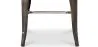 Stołek barowy - Wzornictwo przemysłowe - Drewno & metal - 76cm - Stylix image 7