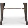 Stołek barowy - Wzornictwo przemysłowe - Drewno & metal - 76cm - Stylix image 7