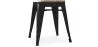 Stołek - Industrial Design - Wood & Metal - 45cm - Stylix image 7