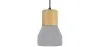 Lampa sufitowa z drewna i betonu - lampa wisząca w stylu skandynawskim - Minnie image 7