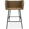 Stołek rattanowy z podłokietnikami - Boho Bali Design - Ishita image 7