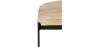 Stołek z oparciem - Industrial Design - Wood & Metal - 60cm - Lia image 7