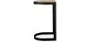 Stołek z oparciem - Industrial Design - Wood & Metal - 60cm - Lia image 7