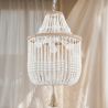 Lampa sufitowa z kulek drewnianych - lampa wisząca w stylu boho Bali - Lawan image 7