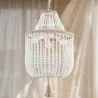 Lampa sufitowa z kulek drewnianych - lampa wisząca w stylu boho Bali - Lawan image 7