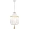 Lampa sufitowa z kulek drewnianych - lampa wisząca w stylu boho Bali - Lawan image 7
