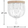 Lampa ścienna - Styl Boho - Drewniane kule - Kanda image 7