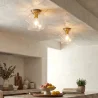 Lampa sufitowa z kryształem - Kinkiet w stylu retro - Avo image 7