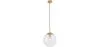 Lampa sufitowa w kształcie kuli - lampa wisząca z kryształami - Alvis image 7