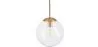 Lampa sufitowa w kształcie kuli - lampa wisząca z kryształami - Alvis image 7