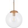 Lampa sufitowa w kształcie kuli - lampa wisząca z kryształami - Alvis image 7