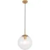 Lampa sufitowa w kształcie kuli - lampa wisząca z kryształami - Alvis image 7