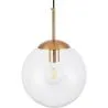 Lampa sufitowa w kształcie kuli - lampa wisząca z kryształami - Alvis image 7