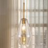 Lampa sufitowa z kryształu - lampa wisząca w stylu vintage - Alua image 7