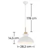 Lampa sufitowa - Kinkiet w stylu skandynawskim - Sigfrid image 7