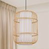 Lampa sufitowa z bambusa - lampa wisząca w stylu boho Bali - Mane image 7