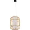 Lampa sufitowa z bambusa - lampa wisząca w stylu boho Bali - Mane image 7