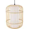 Lampa sufitowa z bambusa - lampa wisząca w stylu boho Bali - Mane image 7